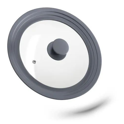 Universaldeckel aus Silikon - BPA-frei, 27,5 cm - Vielseitiger Silikon-Kochdeckel für Töpfe und Pfannen, hitzebeständig und umweltfreundlich. Ideal für jeden Herdtyp, in verschiedenen Farben erhältlich.