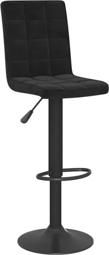vidaXL Barhocker Schwarz Samt von vidaXL