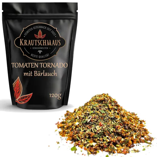120g Gewürz Tomaten Tornado mit Bärlauch Schwarzkümmel leckere Gewürzzubereitung