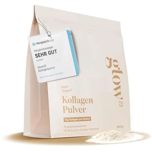 Produktbild Glow25 Collagen Pulver 450g