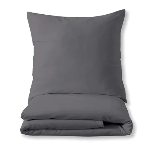 Luxuriöses Bettset aus Mako-Satin 100% Baumwolle 135x200 155x220 200x200 200x220