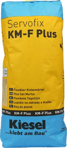 Kiesel Servofix KM-F Plus 25kg Dünnbettmörtel