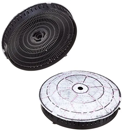 Wpro CHF57 Dunstabzugshaubenzubehör, Filter - Dunstabzugshaubenfilter mit Aktivkohle, entfernt Gerüche und reduziert Allergiegefahr, selbstverlöschend für sicheren Gebrauch.