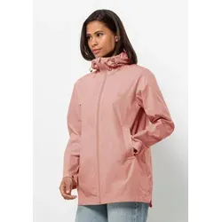 Jack Wolfskin DESERT WIND JKT W - Rosa S (36) - Funktionsjacke für Damen, atmungsaktiv, wasser- und windabweisend, perfekt für Outdoor-Aktivitäten bei jedem Wetter.