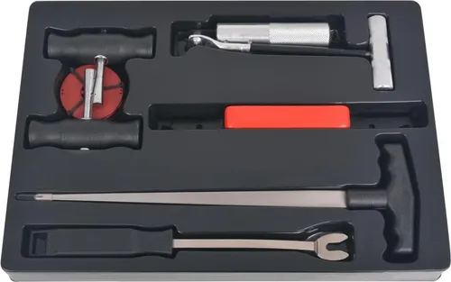 vidaXL Windschutzscheibe Reparaturset 7-tlg. Werkzeug - Praktisches 7-teiliges Set zur einfachen Reparatur von Autoglas, ideal für schnelle und kostengünstige Windschutzscheiben-Reparaturen.