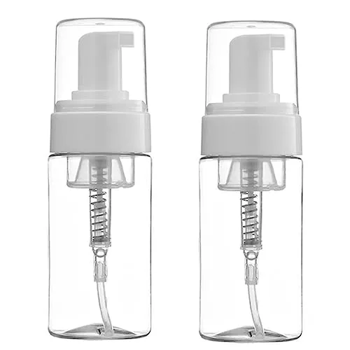 nachfüllbare Leere Kunststoff-Schaumstoffspender, Pumpflaschen, Kosmetik, Lotion, Make-up, Shampoo, Gesichtsreiniger, Flüssigseife, Schale, Schäumhalter, Behälter, Behälter, Behälter, 100 ml, 2 x