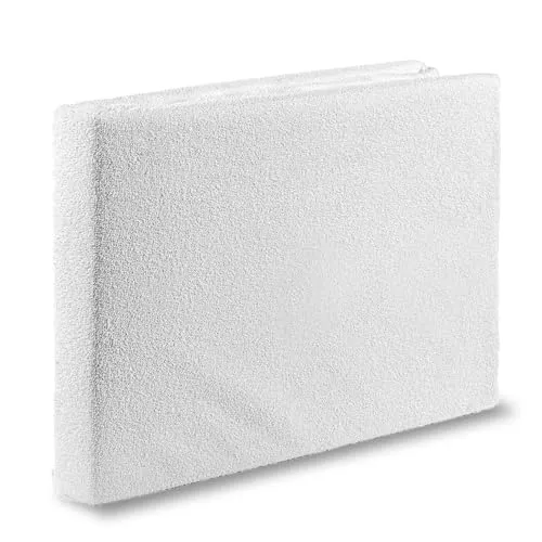 Pukato Baumwolle Wasserdichter 100x200cm Matratzenschoner, 4-Eck-Spannbettlaken, resistent gegen Flüssigkeiten und Flecken, Schutz für Kinder und Erwachsene, wasserdichte unterlage