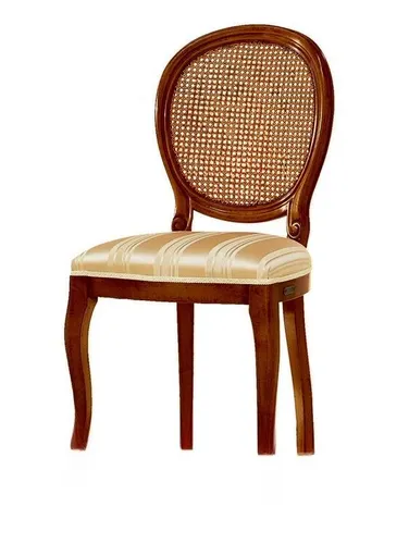 Holzstuhl Esszimmerstuhl Luxus Holz Design - Eleganter Esszimmerstuhl im Art-déco-Stil, aus hochwertigem Holz gefertigt. Ideal für stilvolle Esszimmer, ohne Armlehnen und mit stabiler Bauweise. Maße: ca. 47 x 50 x 100 cm, Sitzhöhe: ca. 46 cm.