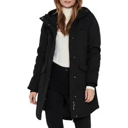 ONLY Damen Softshelljacke OnlMaastricht Kurz-Mantel mit Kapuze - Funktionsjacken für den Alltag, lässiger Parka mit verdecktem Reißverschluss, ideal für ungemütliche Tage und aktive Frauen.