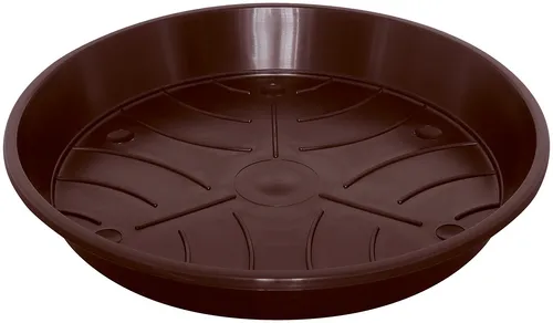 Geli 808 018 07 Blumentopf Untersetzer Standard 18 cm, braun