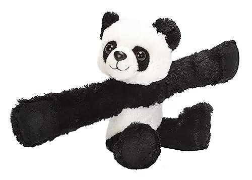 Wild Republic 18088 Huggers Schnapparmband Kuscheltier, Plüschtier, Panda 20 cm