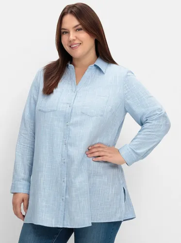 Sheego Klassische Bluse Hemdbluse . von sheego