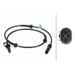 Hella Raddrehzahlsensor 6PU 012 806-491 - Autoteile, präzise Messung der Raddrehzahl für optimale Fahrzeugleistung und Sicherheit