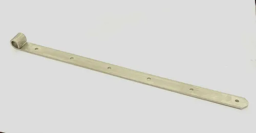 Ladenband, gerade Abschluss abgerundet Ø18 x600 x 35 mm Edelstahl, GAH