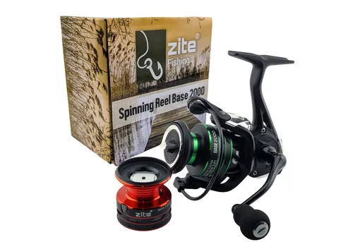 Zite Spinnrolle Reel Base 2000-4000 Frontbremse 5+1 Kugellager Spinning Angelrolle)