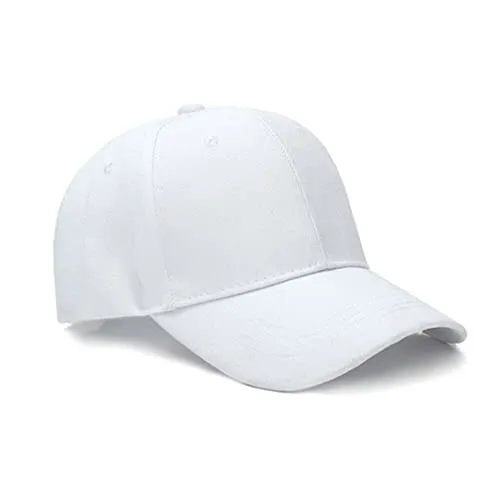 Boolavard Baseballcap Größenverstellbar für Lauftraining und Outdoor-Aktivitäten zu jeder Jahreszeit (Weiß)