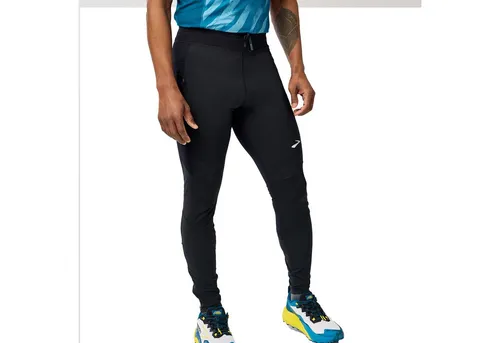 Brooks High Point Herrenlaufhose - Schwarz - Größe M - Laufbekleidung mit atmungsaktivem Material und hervorragender Bewegungsfreiheit für Trail- und Laufeinheiten.