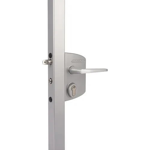 Gittertorschlossset LAKQ, Aluminium silberfärbig