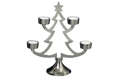 BOLTZE Kerzenständer Silber von B