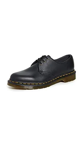 Dr. Martens Mädchen 1461 Vegan Black Derby, Schwarz, 36 EU - Herrenmode, vegan aus synthetischem Leder für nachhaltigen Stil und Komfort.