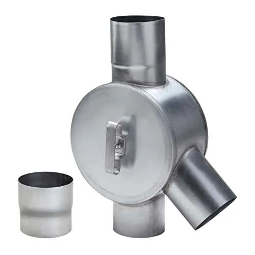 Wasserverteiler Wasserweiche Zink DN 87 inkl. Adapter