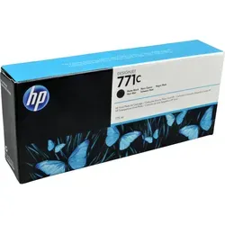 Original HP Tintenpatrone 771C - mattschwarz, 775 ml für DesignJet Z 6200 AG, 100% Funktionsfähigkeit garantiert