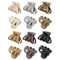Kavya 12 Stück Haarklammer Klein Octopus Haarspangen Damen 4cm