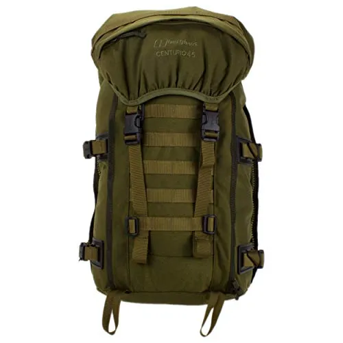 Berghaus MMPS Centurio II 45 oliv Rucksack - Robuster 45L Rucksack mit modularer Ausstattung, ideal für Outdoor-Abenteuer und Trekkingtouren.