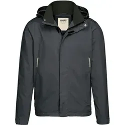 HAKRO Regenjacke Connecticut 862, anthrazit, 3XL - Funktionsjacke für Herren, wasser- und winddicht mit TRIACTIVE PRO-Technologie, ideal für wechselhaftes Wetter und optimale Sichtbarkeit durch Reflexapplikationen.