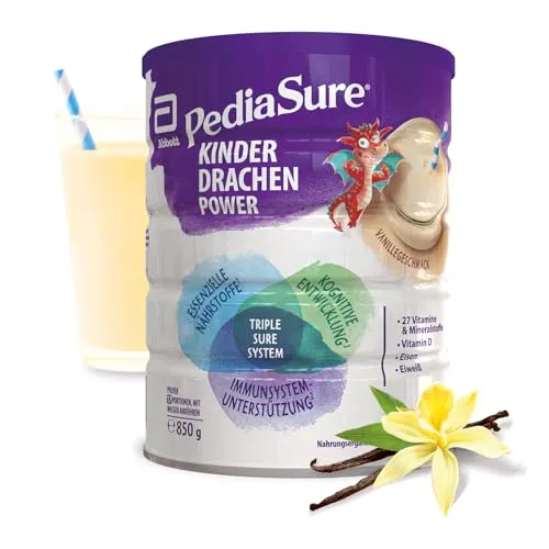 Pediasure Kinder Drachen Power Vanille 850g von PediaSure