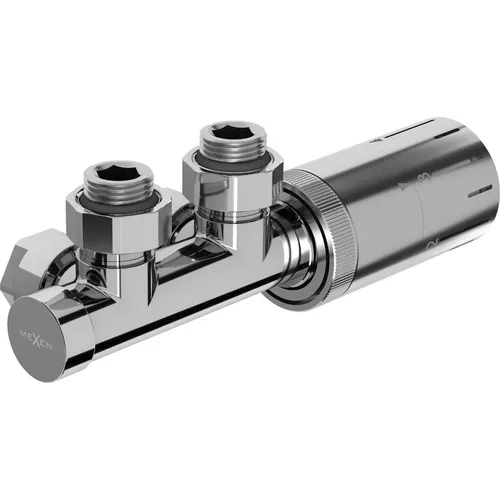 Mexen G05 Thermostat-Set Eckig Duplex DN50 Chrom