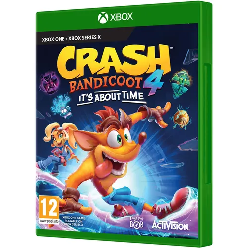 Crash Bandicoot 4: It's About Time - Microsoft Xbox One - Platformer für Xbox One, erlebe aufregende Abenteuer mit neuen Fähigkeiten und Zeitreisen!