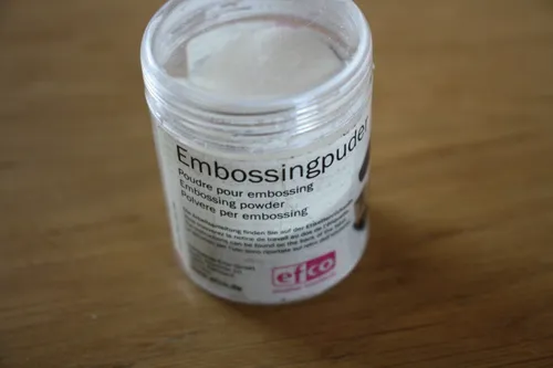 Efco Embossing-Pulver, transparent, 10 g von EFCO