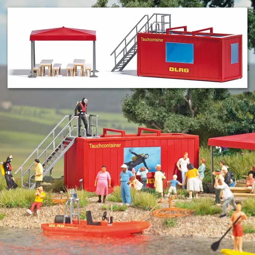 Busch H0 1618 DLRG Tauchcontainer