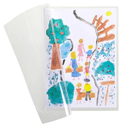 Selbstlaminierende Karten A4 - 10 Stück Laminierfolien - Kein Laminiergerät Nötig