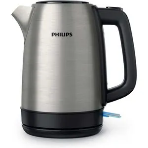 Philips Wasserkocher HD9350/90 - 1,7 L Edelstahl, 2200 Watt Leistung für schnelles Erhitzen und benutzerfreundliche Reinigung