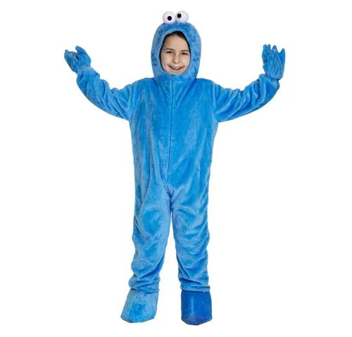 Maskworld Kostüm Die Sesamstraße Krümelmonster