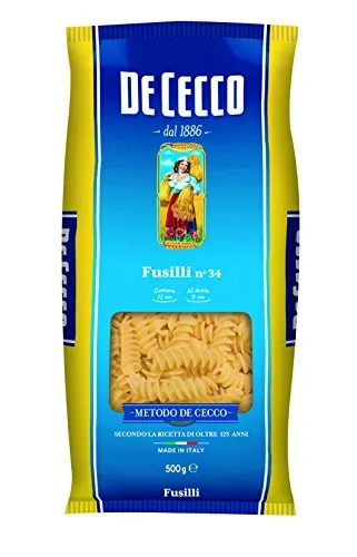 FUSILLI - Spiralförmige Pasta - Nudeln mit einzigartiger Form, perfekt für Saucen und abwechslungsreiche Gerichte.