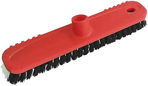 Bürstenmann Bodenwischer Bürstenmann Wischer – Rot ohne Stiel, (1-St)