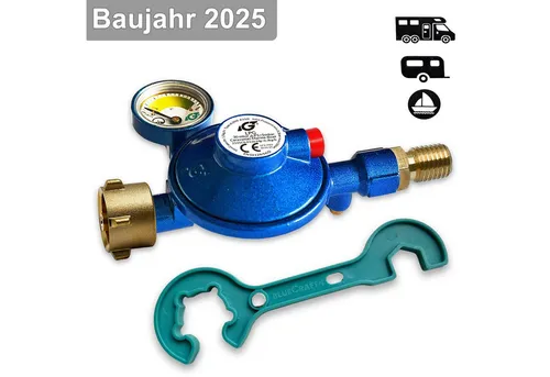 BlueCraft Druckminderer Gas-Druckregler 30 mbar