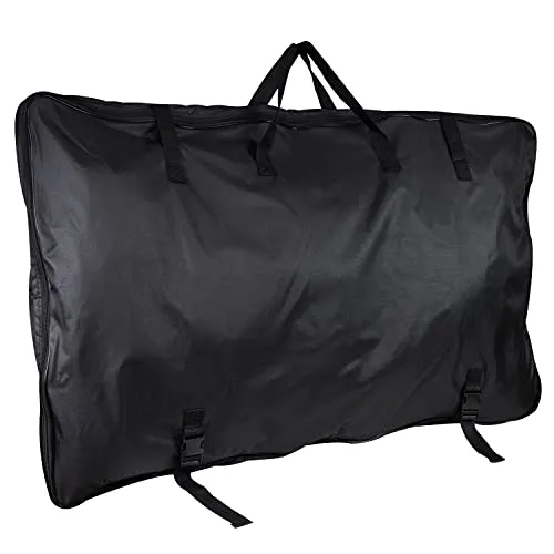 Hummelladen Aufbewahrungstasche für Klapptische - 120 x 75 x 8 cm - Transport Tasche - Tragetasche Campingtisch - schwarz - 300D Polyester - Wasserabweisend - mit Zugriemen