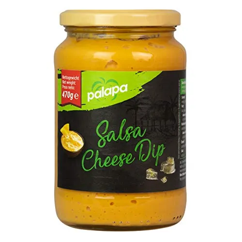 Palapa Cheddar Cheese Sauce | 450ml | Tex-Mex-Küche | milde Sauce | aus Cheddar Käse | Sauce nach Amerikanischer Art | für warme und kalte Speisen | Hervorragender Geschmack