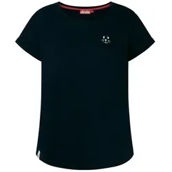 derbe T-Shirt Robbenschnute Women, M, Navy - T-Shirts für Damen aus 100 % Bio-Baumwolle, pflegeleicht mit Rundhalsausschnitt und dezentem Print für einen lässigen Look.