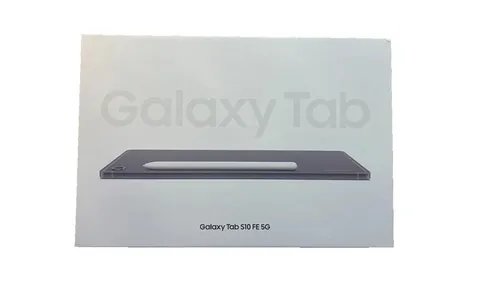Samsung Galaxy Tab S10 FE 10,9 Zoll 256GB Wi-Fi + 5G Grau - Tablets – Erlebe Kreativität und Entertainment mit 5G-Unterstützung, wasserbeständig und 256GB Speicher für grenzenlosen Spaß.