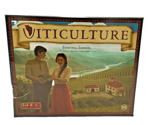 Viticulture: Essential Edition - Brettspiel - Englisch - Neu OVP - Gesellschaftsspiel mit strategischem Weinanbau, ideal für Spieleabende mit Freunden oder Familie.
