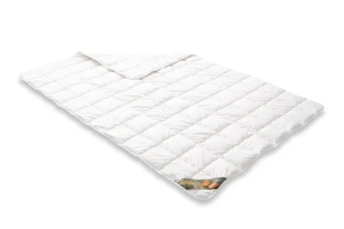 Badenia Trendline Steppbett Wasch-Seide 135 x 200 cm - Bettdecken aus 60% Wildseide für optimalen Wärmerückhalt bei geringem Gewicht, ideal für Allergiker und waschbar bis 40°C.