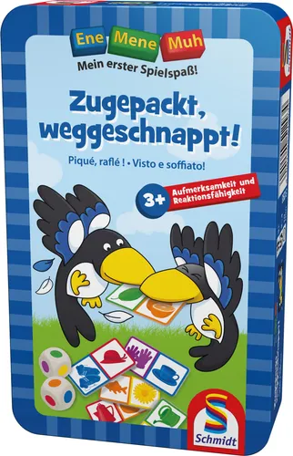 Schmidt Spiele Ene Mene Muh Konzentrationsspiel Zugepackt weggeschnappt! 51293