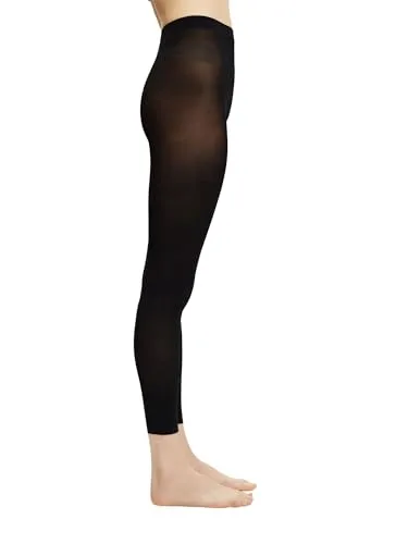ESPRIT Damen Leggings 50 DEN W Le halb-blickdicht einfarbig 1 Stück, Schwarz Black 3000-O, 44-46