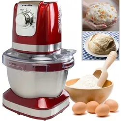 Syntrox Germany 4,0 l Küchenmaschine Vindas – Kraftvolle Teigknetmaschine mit 10 Stufen