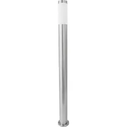 Grafner Wegeleuchte Edelstahl 110 cm - Moderne Außenlampe - Außenleuchten mit E27 Fassung, ideal für LED-Leuchtmittel, modernes Design und 110 cm Höhe für optimale Wegbeleuchtung.
